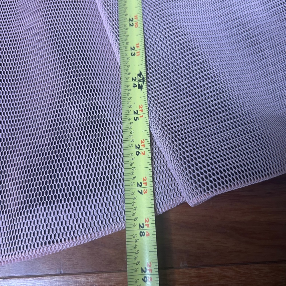 Mustard Seed Pink‎ mesh Off Shoulder Fit & Flare Party Dress - Size S - Picture 9 of 12